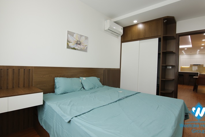 A modern three-bedroom apartment on Lang Ha street, Ba Dinh 